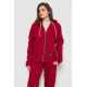 Спортивний костюм жіночий на флісі, колір бордовий, 244R1555-1