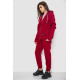 Спортивний костюм жіночий на флісі, колір бордовий, 244R1555-1