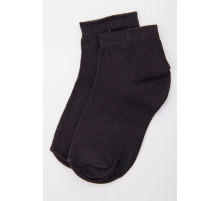 Дитячі однотонні шкарпетки, чорного кольору, 167R605-1