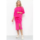 Костюм женский повседневный, цвет розовый, 115R0518.