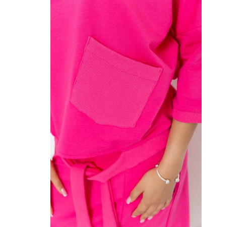 Костюм женский повседневный, цвет розовый, 115R0518.
