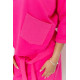 Костюм женский повседневный, цвет розовый, 115R0518.
