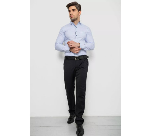 Сорочка чоловіча з принтом, колір білий, 214R7169