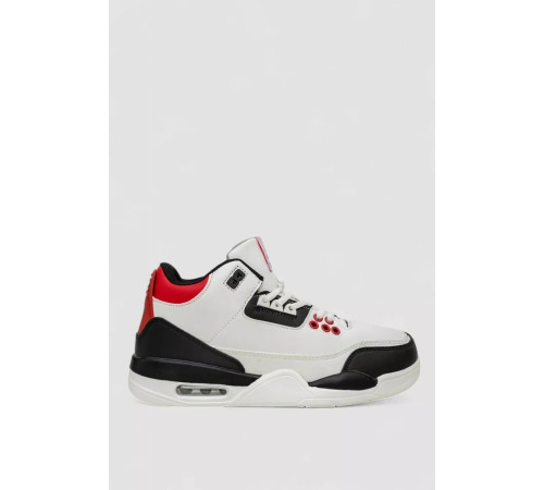 Кросівки чоловічі зимові на хутрі, колір біло-червоний, 248RCX682