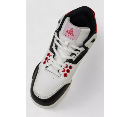 Кросівки чоловічі зимові на хутрі, колір біло-червоний, 248RCX682