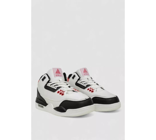 Кросівки чоловічі зимові на хутрі, колір біло-червоний, 248RCX682