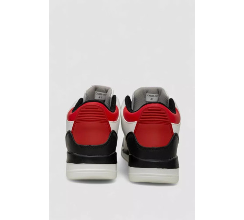 Кросівки чоловічі зимові на хутрі, колір біло-червоний, 248RCX682