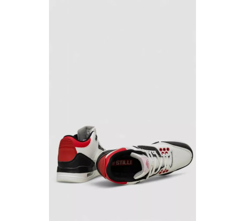 Кросівки чоловічі зимові на хутрі, колір біло-червоний, 248RCX682