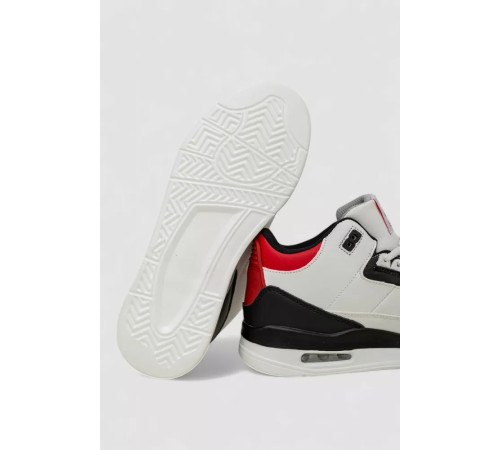 Кросівки чоловічі зимові на хутрі, колір біло-червоний, 248RCX682