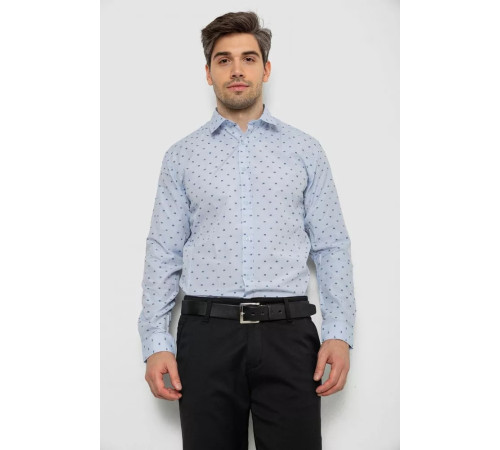 Сорочка чоловіча, колір блакитний, 214R824