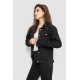 Куртка жіноча джинсова, колір чорний, 255RA2260