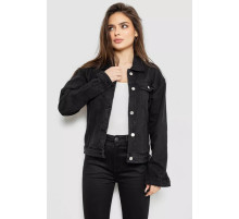 Куртка жіноча джинсова, колір чорний, 255RA2260