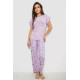Піжама жіноча з принтом, колір бузковий, 243R2086