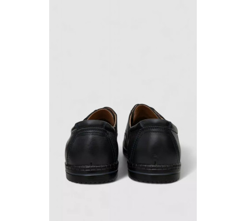 Туфлі чоловічі з перфорацією, колір темно-синій, 243RB1873