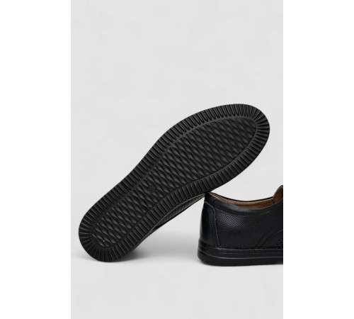 Туфлі чоловічі з перфорацією, колір темно-синій, 243RB1873