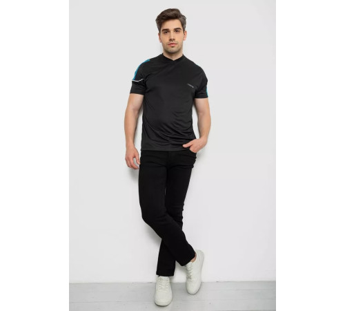 Футболка мужская, цвет черный, 244R0504-5