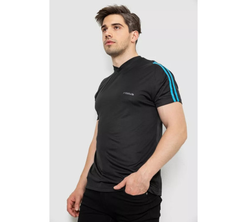 Футболка мужская, цвет черный, 244R0504-5