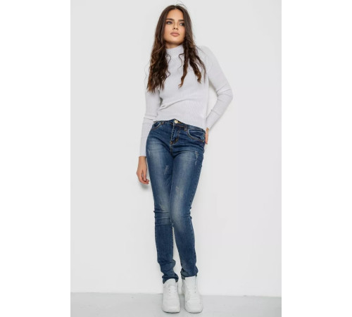 Джинси жіночі стрейч, колір синій, 244R223