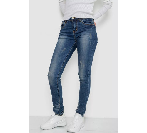 Джинси жіночі стрейч, колір синій, 244R223