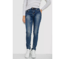 Джинсы женские стрейч, цвет синий, 244R223