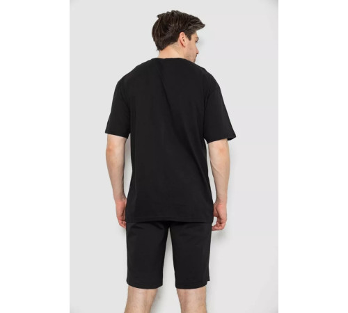 Костюм чоловічий повсякденний, колір чорний, 238R1575