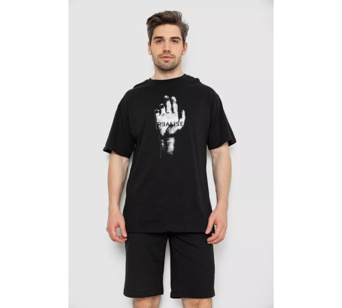 Костюм чоловічий повсякденний, колір чорний, 238R1575