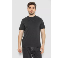 Футболка мужская с принтом, цвет темно-серый, 241R1902.