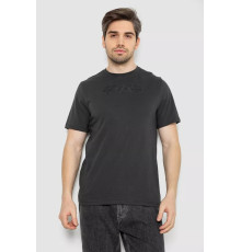 Футболка мужская с принтом, цвет темно-серый, 241R1902.