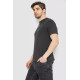 Футболка мужская с принтом, цвет темно-серый, 241R1902.