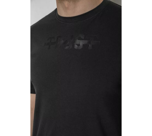 Футболка мужская с принтом, цвет темно-серый, 241R1902.