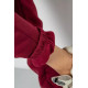 Спортивні штани жіночі на флісі, колір бордовий, 247R7555