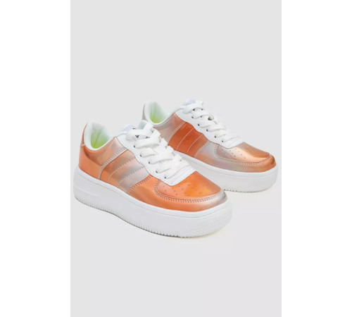 Кеды женские, цвет коричнево-белый, 248RST8269