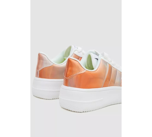 Кеды женские, цвет коричнево-белый, 248RST8269