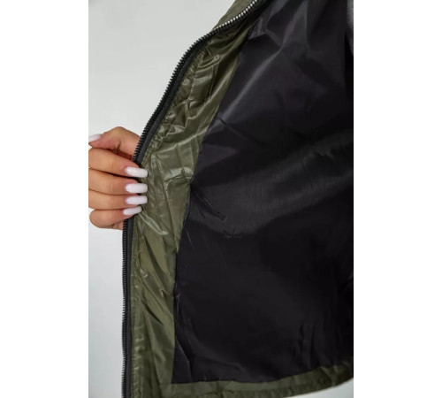 Куртка жіноча демісезонна, колір хакі, 244R1505