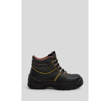 Черевики робочі захисні з металевим носком, колір чорний, 244R7212