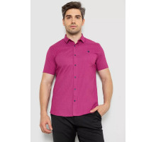 Мужская рубашка однотонная, цвет малиновый, 214R6917-13