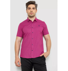 Мужская рубашка однотонная, цвет малиновый, 214R6917-13