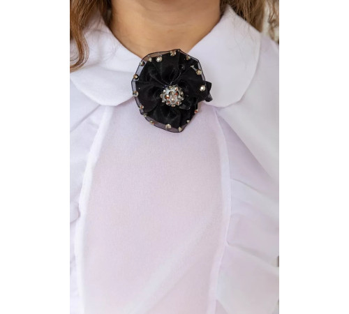 Блуза для дівчаток ошатна, колір білий, 172R103