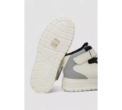 Кросівки жіночі зимові на хутрі, колір біло-чорний, 248RMB05-86