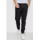 Спорт чоловічі штани на флісі, колір чорний, 244R41682
