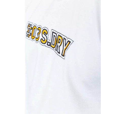 Світшот чоловічий з принтом, колір білий, 208R0206