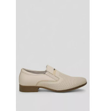 Туфлі чоловічі з перфорацією, колір бежевий, 243RC1591
