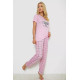 Пижама женская с принтом, цвет розовый, 243R10290.
