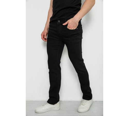 Джинси чоловічі, колір чорний, 244R1038