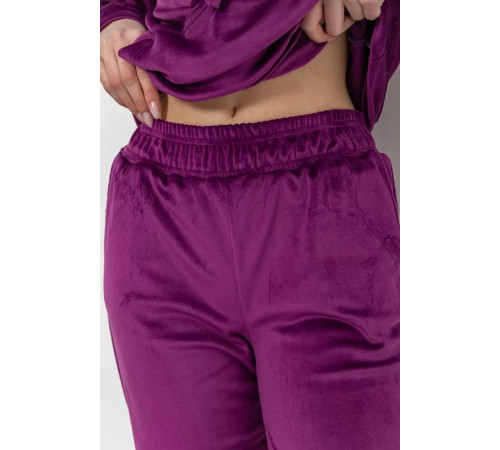 Спорт костюм жіночий велюровий, колір фіолетовий, 177R022