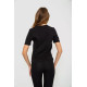 Жіноча футболка з принтом, колір чорний, 241R121