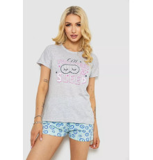 Женская пижама, цвет серый, 243R50715