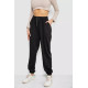 Брюки женские катоновые, цвет черный, 244RLE-075