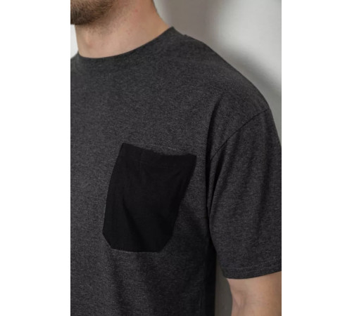 Костюм чоловічий повсякденний, колір сіро-чорний, 238R1533