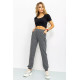 Спорт штани жіночі, колір темно-сірий, 206R001